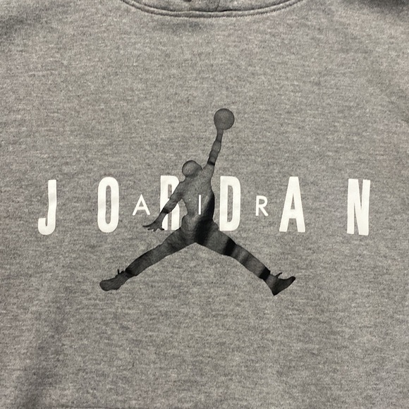 JORDAN | Air Jordan Gray Hoodie size Kids XL - Picture 2 of 4